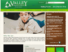 Tablet Screenshot of elementary.valleycharterschool.org
